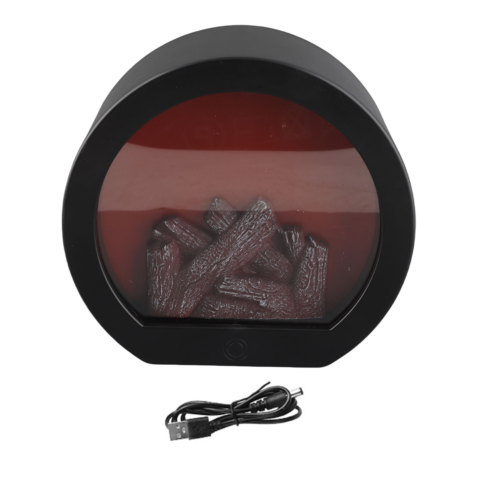 Runde Led-dekorationslaterne Von Toivize, Usb-aufladbar, Simulierte Flamme, Warme Atmosphäre, Elegantes Retro-design, Rauchfrei, Sicher