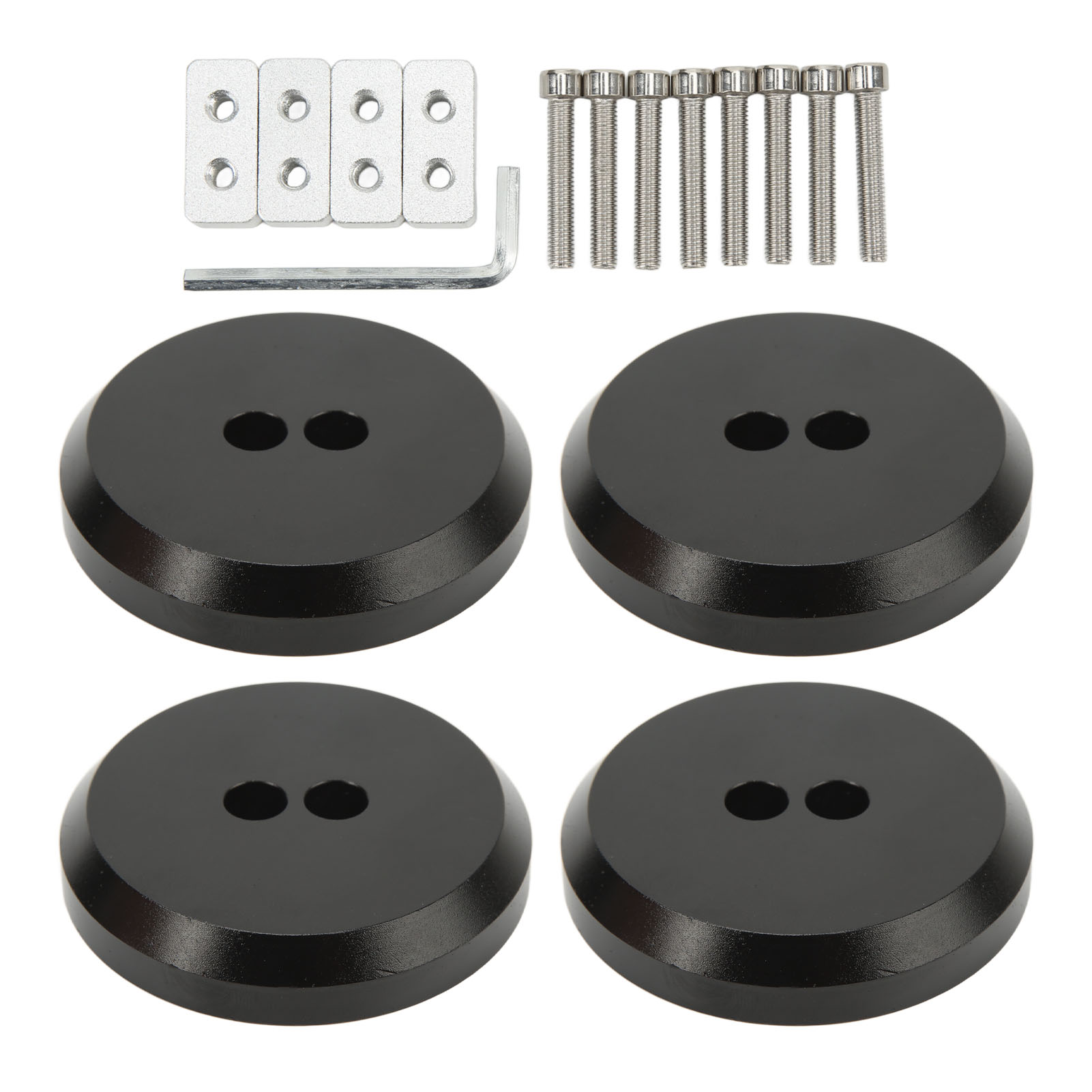 Toivize Wagenheberadapter Für Corvette C5-c8, Porsche 911, Boxster, Schwarz Eloxiertes Aluminium, 4-teiliges Set, Chassis-schutz