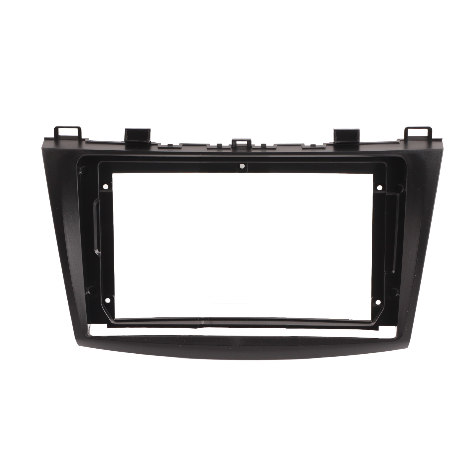 Schwarzer 9-zoll-autoradiorahmen Aus Abs Für Mazda 3 (2010–2013), Plug-and-play-installation