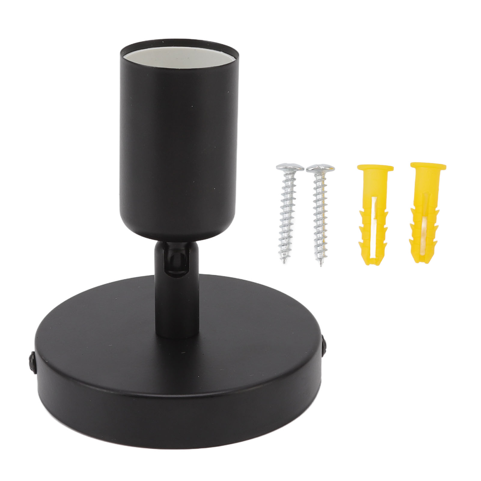 Toivize E27/e26 Wandleuchte, Schwarzes Gusseisen, 180° Verstellbar, Für Led, 85-265v, Modernes Design Für Schlaf- Und Wohnzimmer