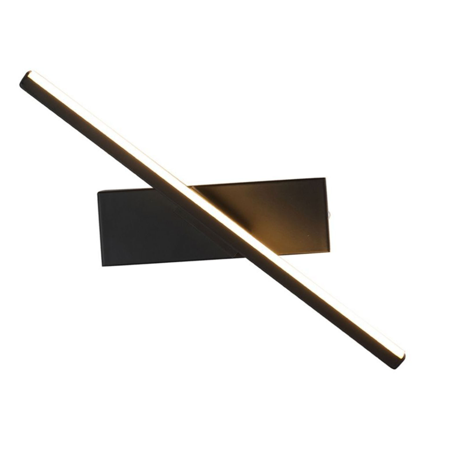 Toivize 30 Cm Schwenkbare Wandleuchte, Mattschwarz, Nordisches Design