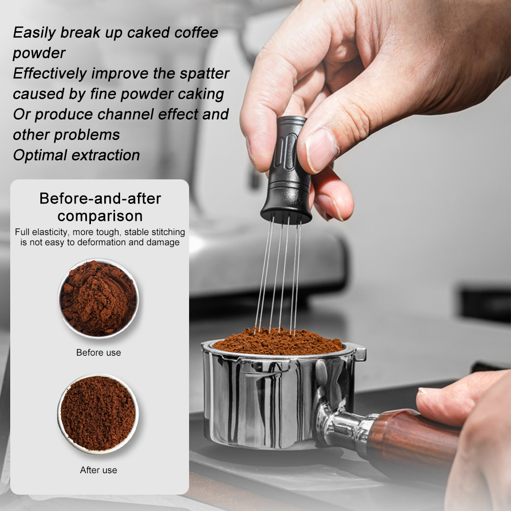 Wdt Toivize Verstellbarer 6-nadel-magnethalter Aus Edelstahl (0,4 Mm) Für Espressomaschinen