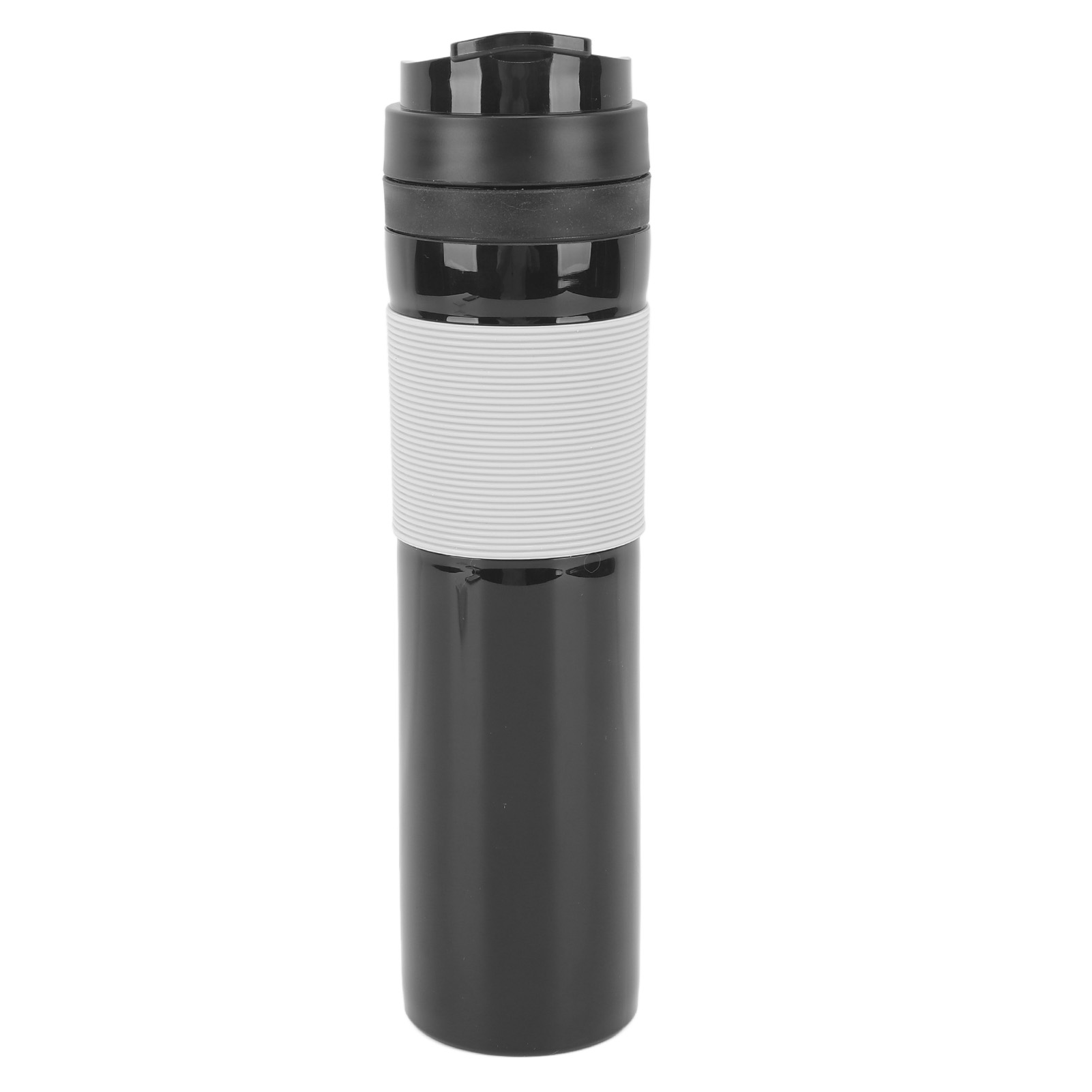 Tragbare French-press-kaffeemaschine, 300 Ml, Auslaufsicher, Abs, Schwarz, Kompakt, Ideal Für Reisen, Büro Und Wandern, Leicht (296 G), Hochwertiges Design