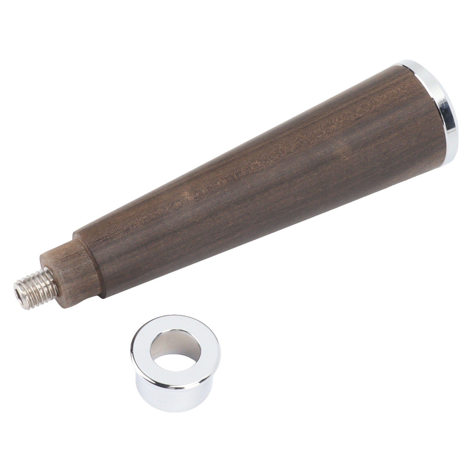 Toivize M10 Espresso-siebträgergriff, Schwarzes Mahagoniholz Und Edelstahl, Ergonomisch Und Robust