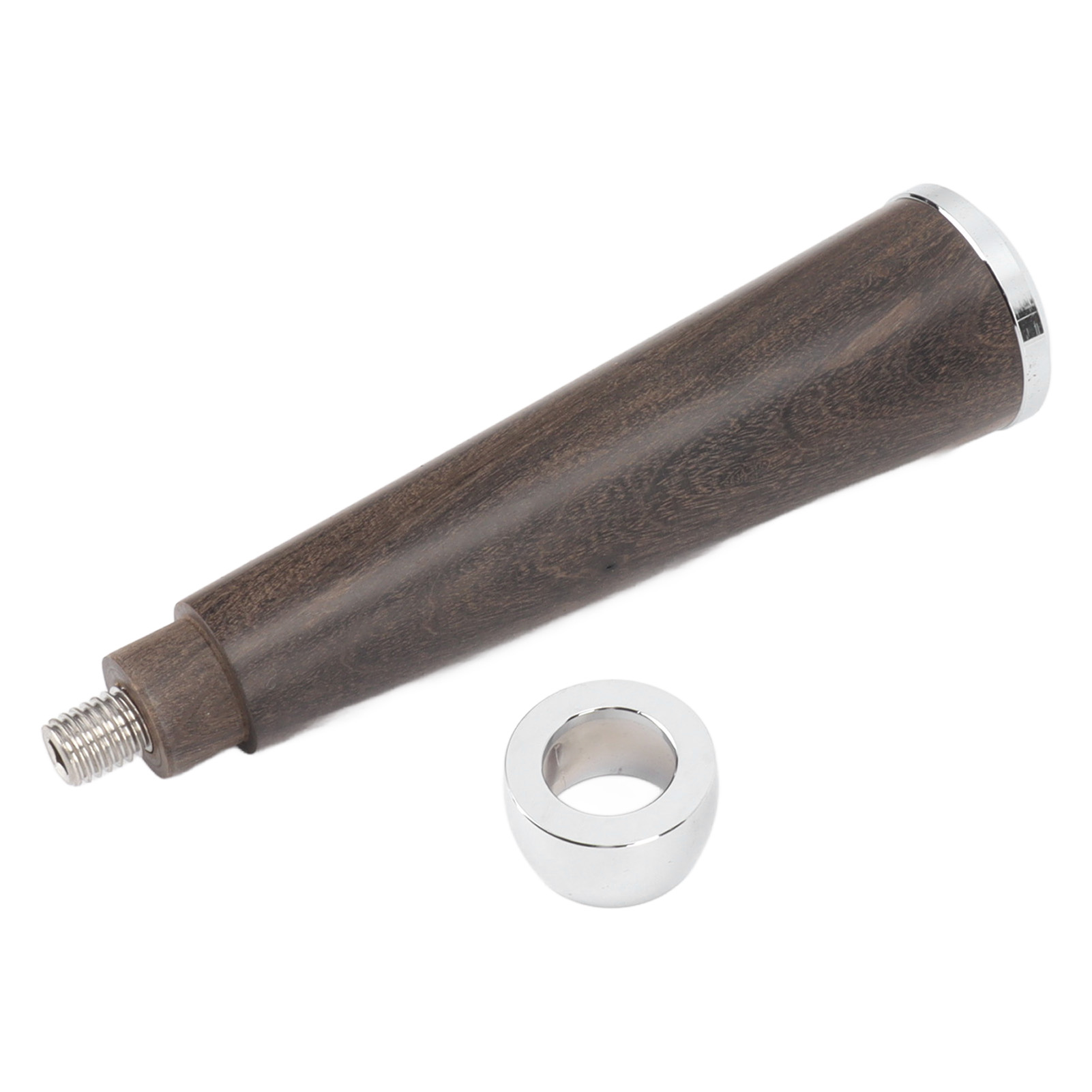 M10 Filterhaltergriff Aus Schwarzem Akazienholz, Ergonomisches Und Robustes Design Für Espressomaschinen