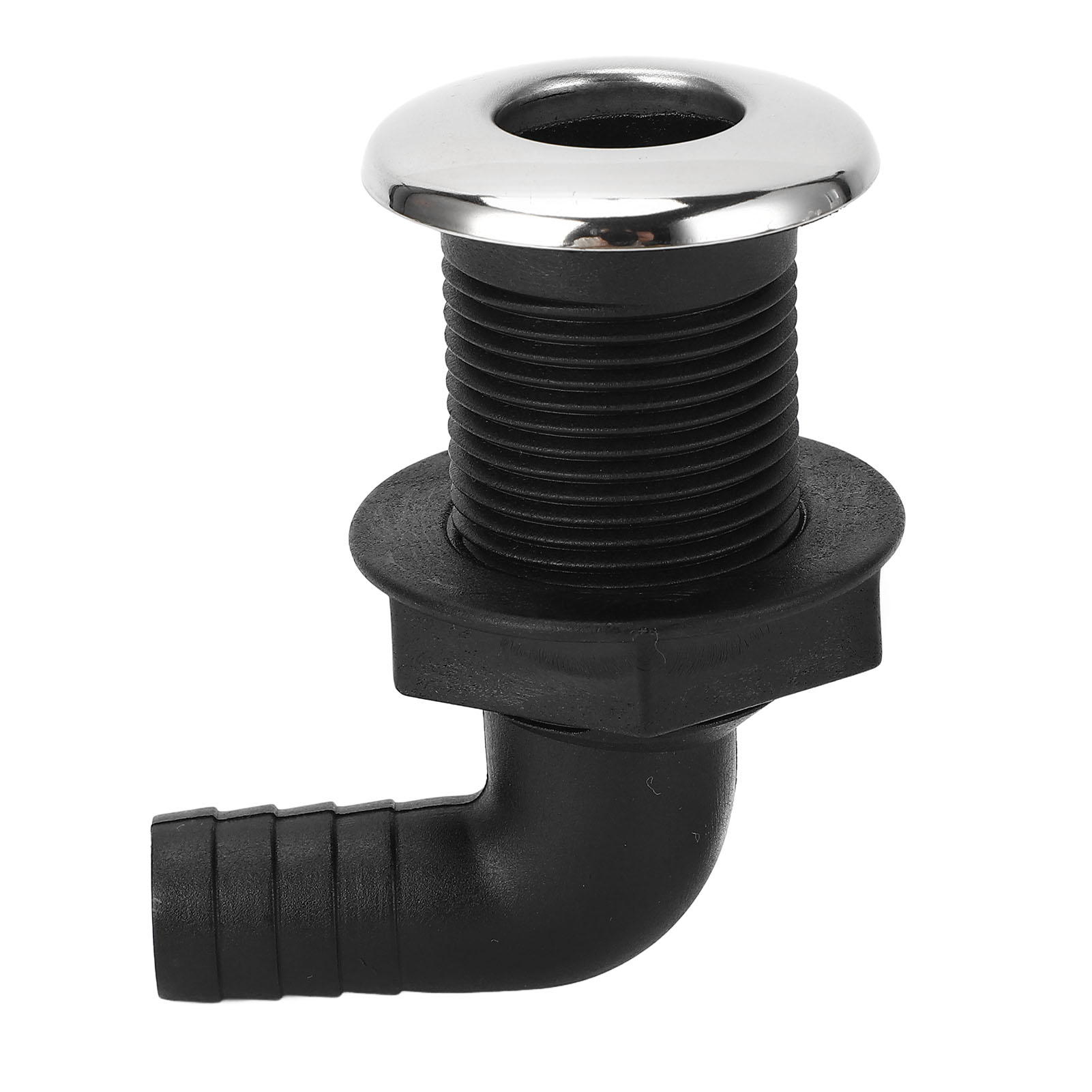 Toivize 20mm Wasserdichtes Nylon-rumpffitting Mit 90°-winkelstück Und Integrierter Kappe Für Boote Und Kajaks