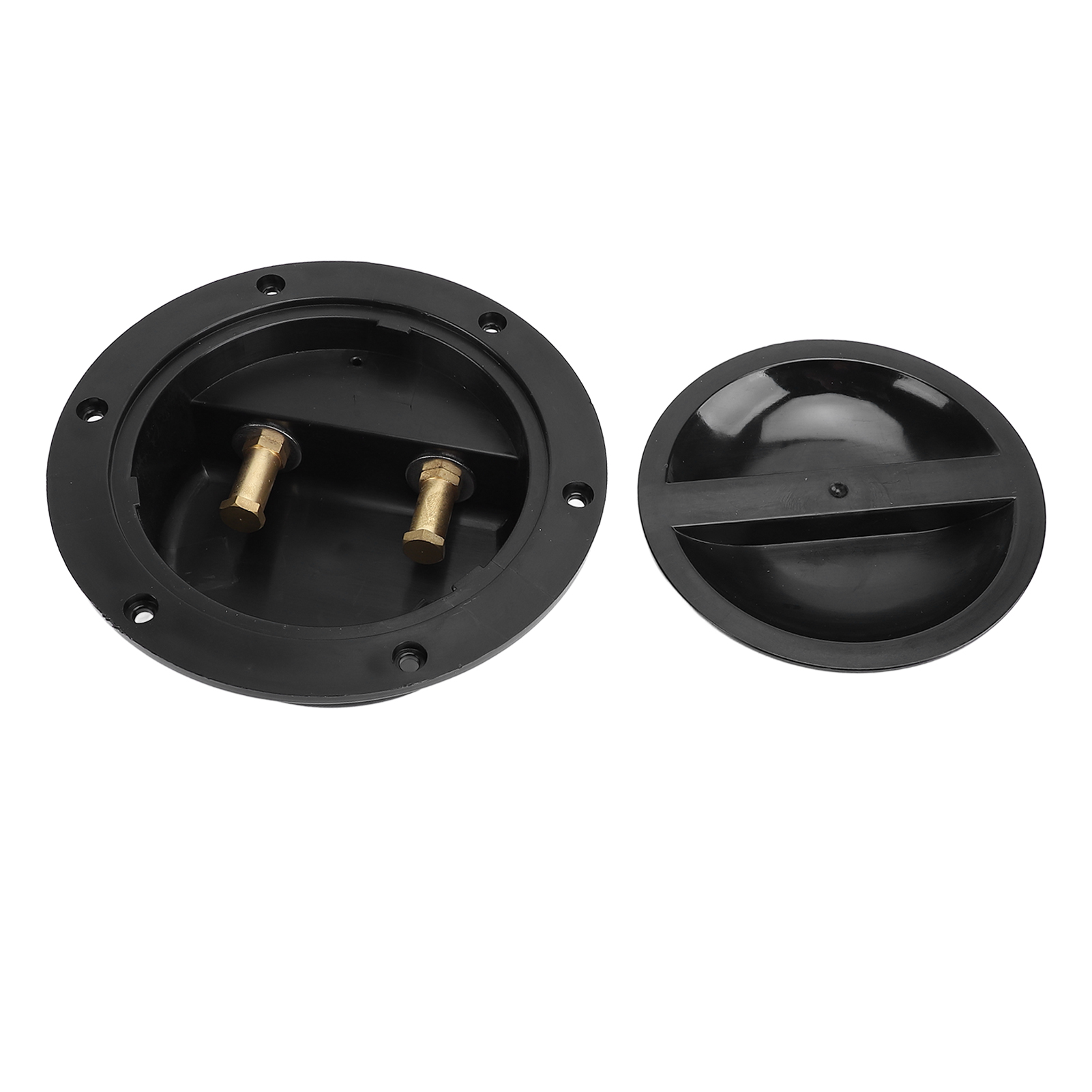 Wasserdichte Marine-anschlussdose – Abs + Metall, Schwarz – Dc 6–32 V Für Boote, Yachten Und Wohnmobile – Robust Und Zuverlässig