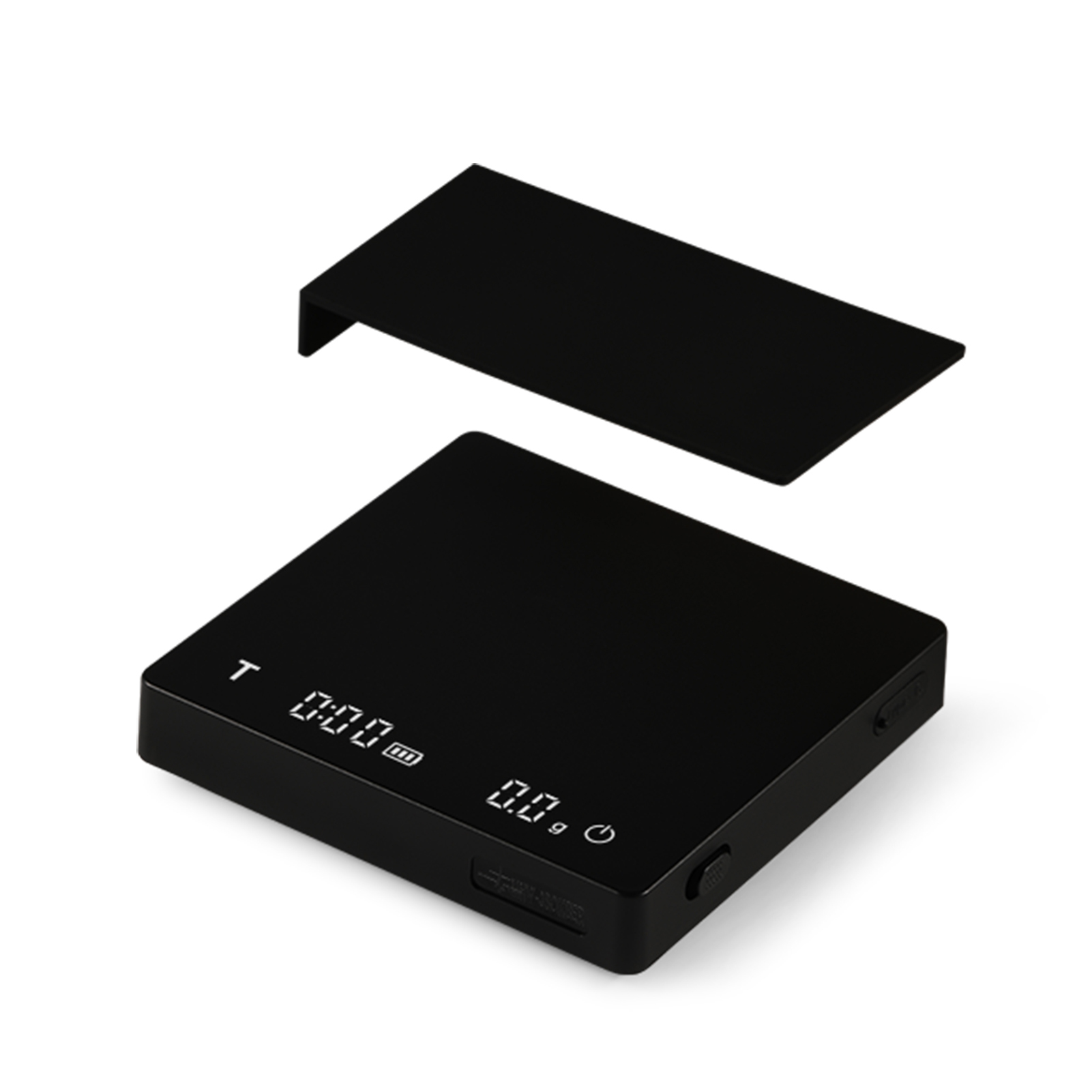 Mhw-3bomber Kompakte, Wiederaufladbare Usb-c-kaffeewaage Mit 0,1 G Genauigkeit, Integriertem Timer, Für Espresso Und Filterkaffee