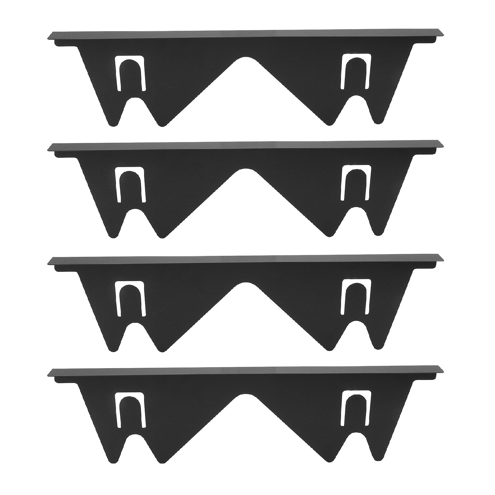 Verstellbare Dunstabzugshaubenabdeckungen Aus Edelstahl, 35–70 Cm, 4er-set