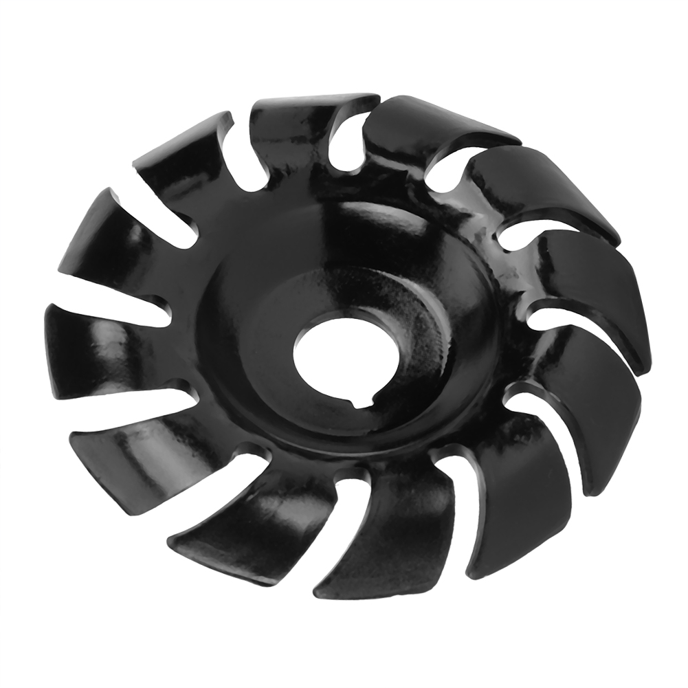 Toivize 90-mm-formscheibe, Schwarzer Manganstahl, 12 Zähne, Für Winkelschleifer, Holzschnitzerei