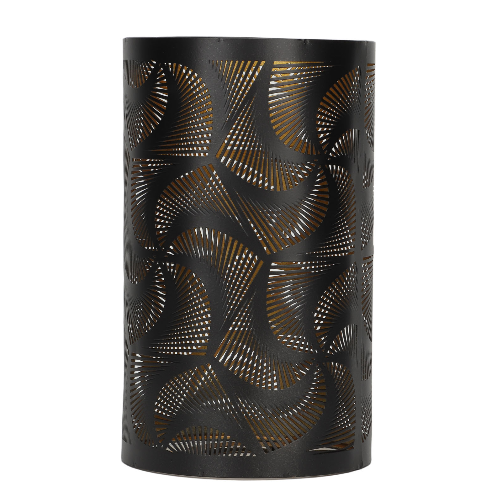 E27/e26 Schwarzer Lampenschirm Aus Schmiedeeisen 12x20cm Modernes Lasergeschnittenes Windturbinen-design Abnehmbar Für Tisch- Und Pendelleuchten