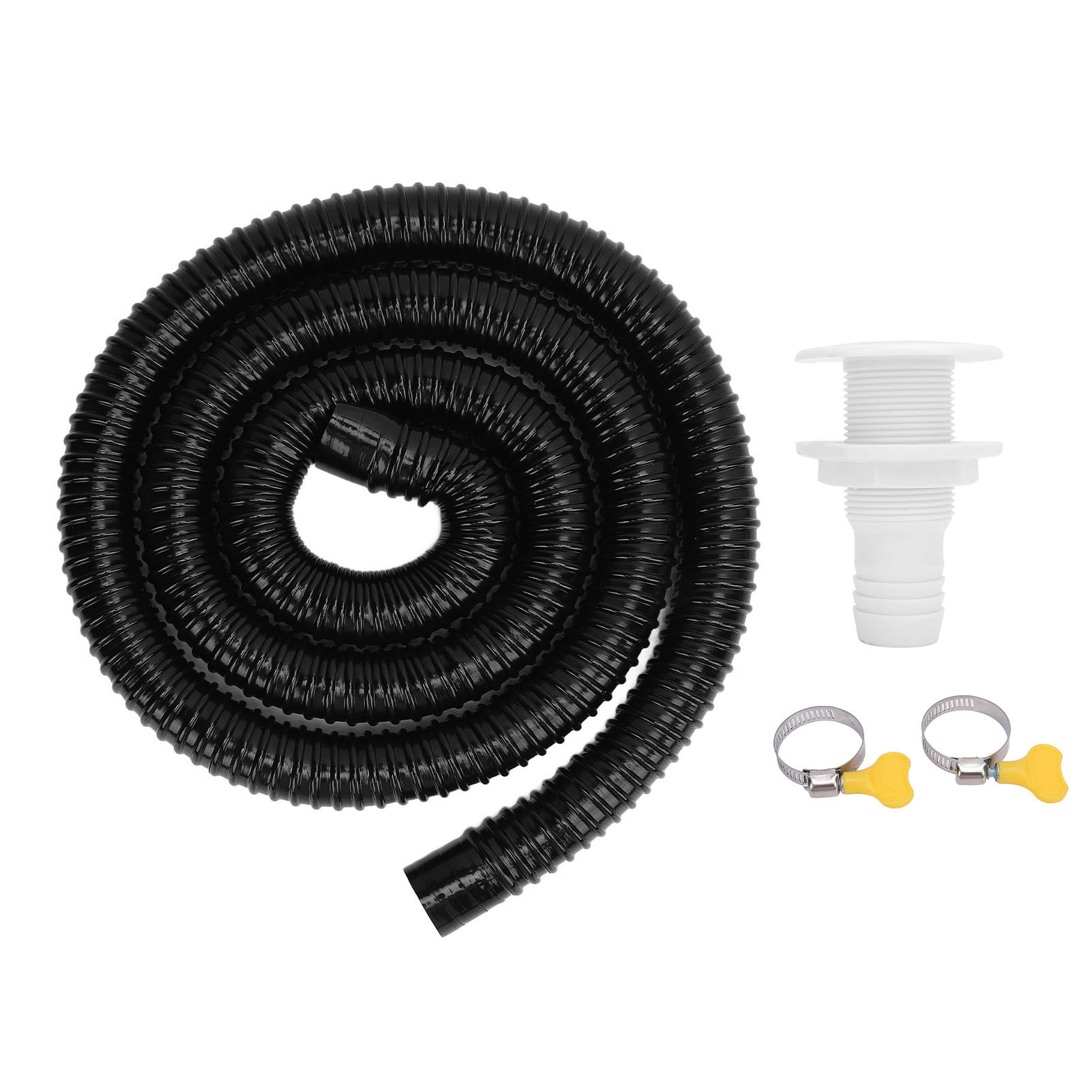 Bilgenpumpen-set (1100 Gph) – 2 M Eva/pe-schlauch Ø 29 Mm + Rückschlagventil + 2 Klemmen – Einfache Installation