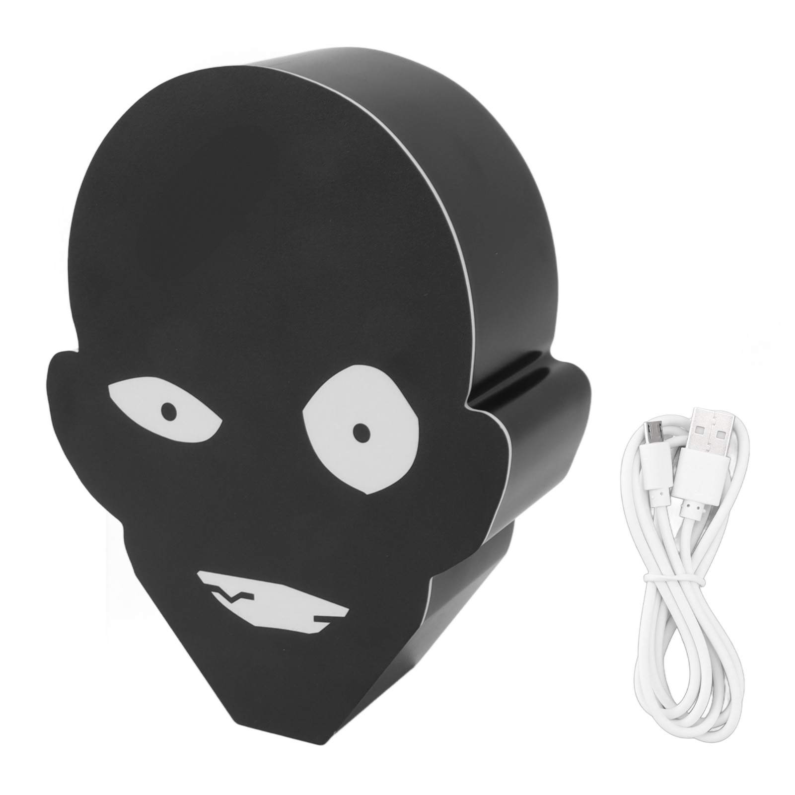 Wiederaufladbares Led-nachtlicht, Verspieltes Design, Abs, 23,5 Cm, Warmes Und Kaltes Licht, Augenschutz, Kabellos Fürs Schlafzimmer