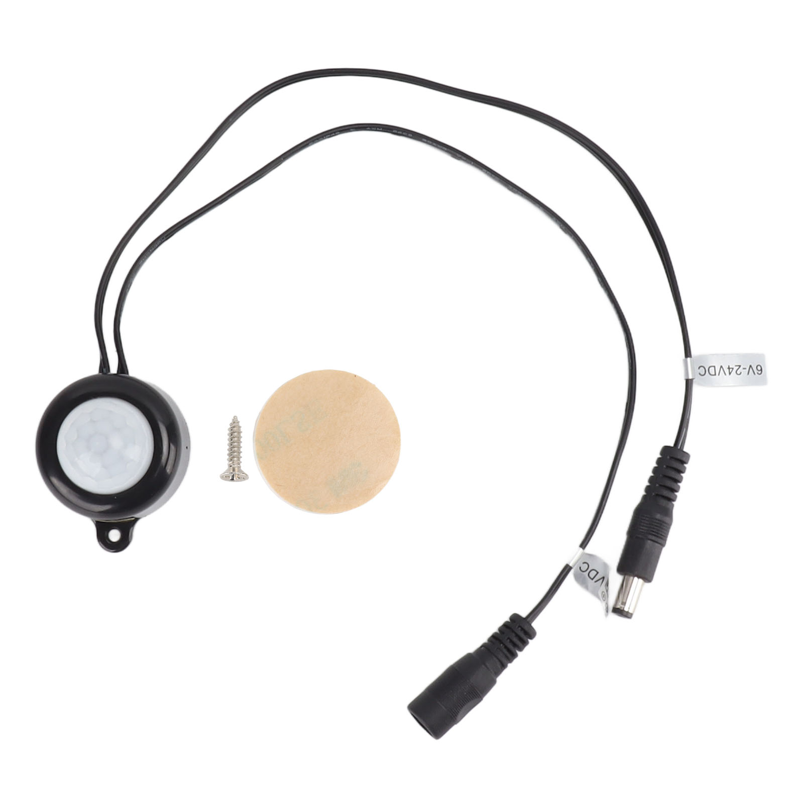 Tdl-2025 Pir-bewegungsmelder Mit Automatischem Led-schalter, 6–24 V, 5 A, 120°-erfassungswinkel, Integrierter Lichtsensor, Einfache Installation, Abs