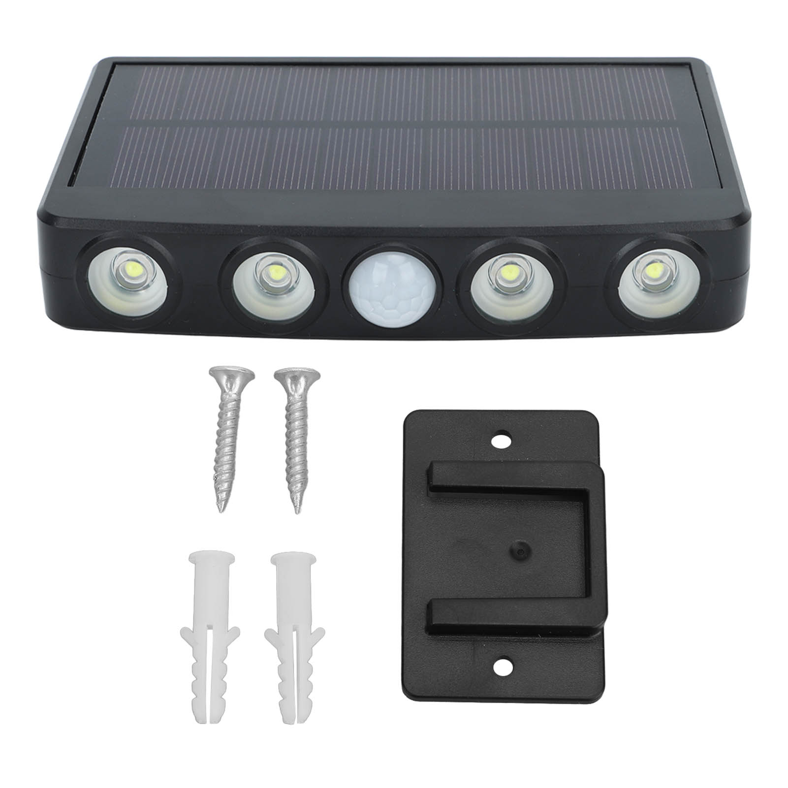 Toivize Solar-led-wandleuchte Für Den Außenbereich Mit Bewegungsmelder, Schutzart Ip44, Weiß
