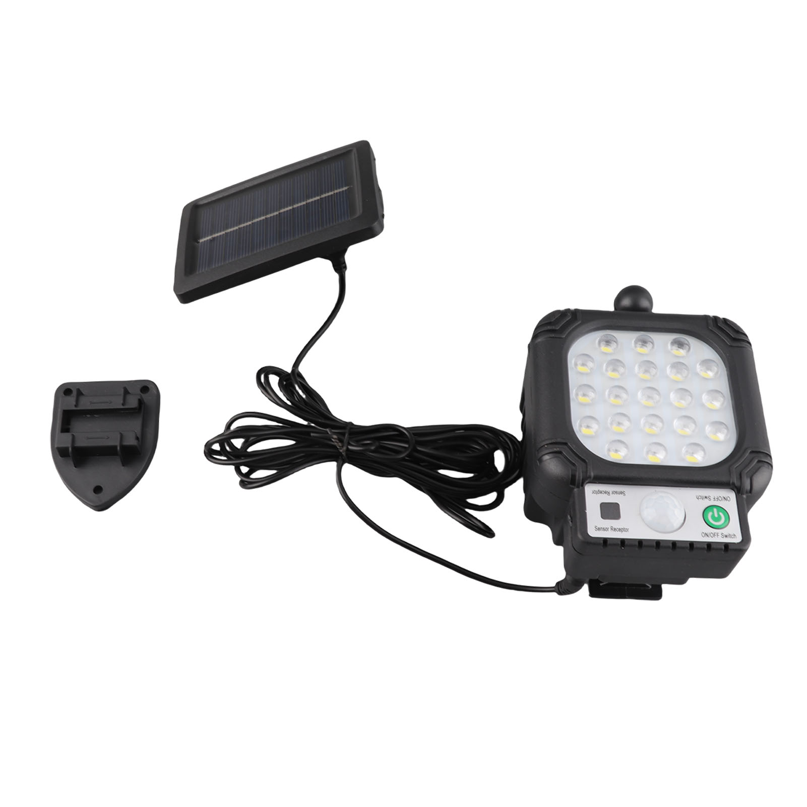 Toivize 966b Solar-wandleuchte Mit Bewegungsmelder, 21 Leds, Schutzart Ip65, 3,4 M Kabel, Außenbeleuchtung Für Garten Und Terrasse