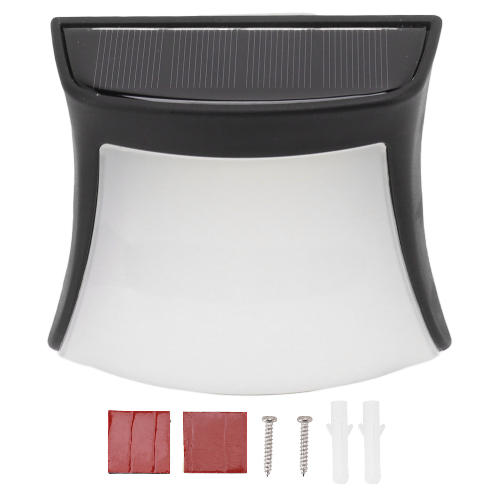 Toivize Ip55 Warmweiße Led-solarwandleuchte 10x10cm, Autark, Für Garten, Zaun Und Außenbereich