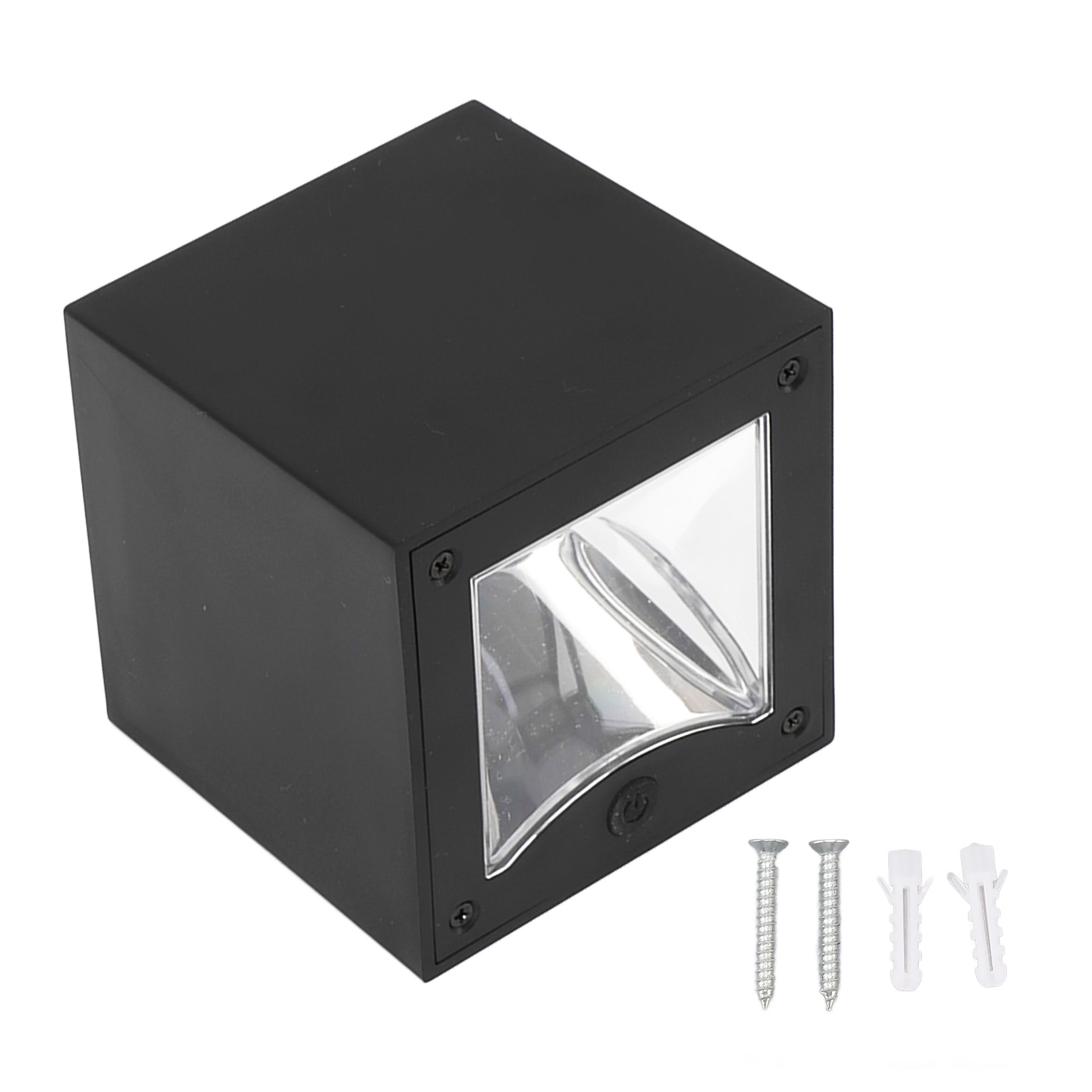 Quadratische Solar-wandleuchte Mit Rgb- Und Warmweißen Leds, Wasserdicht (ip65), Kabellos Und Autark Für Garten, Terrasse Oder Zaun