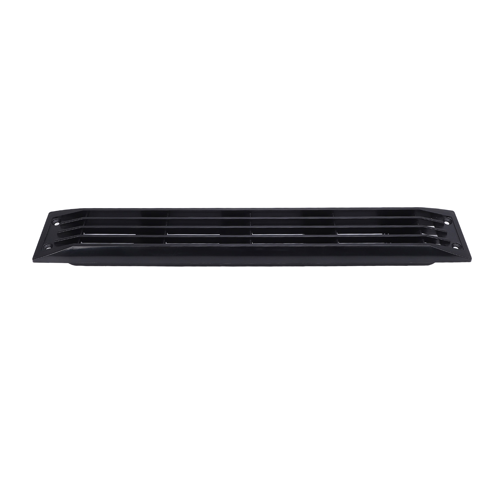 Schwarzes Abs-außenlüftungsgitter 390x50mm Für Wohnmobile, Wohnwagen Und Boote - Elegantes Design Und Beständig Gegen Salzwasser