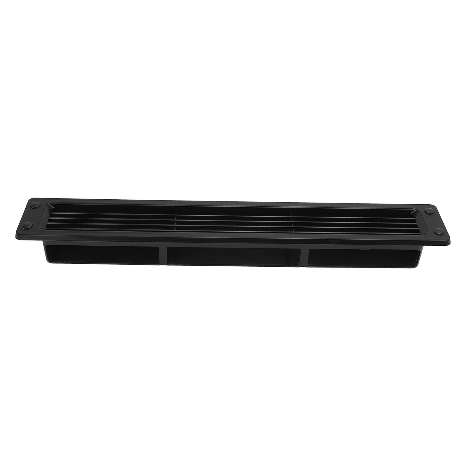 Schwarzes Abs-außenlüftungsgitter 395 X 53 Mm Für Wohnmobile Und Boote, Wasserdicht Und Langlebig, Seitliche Belüftung