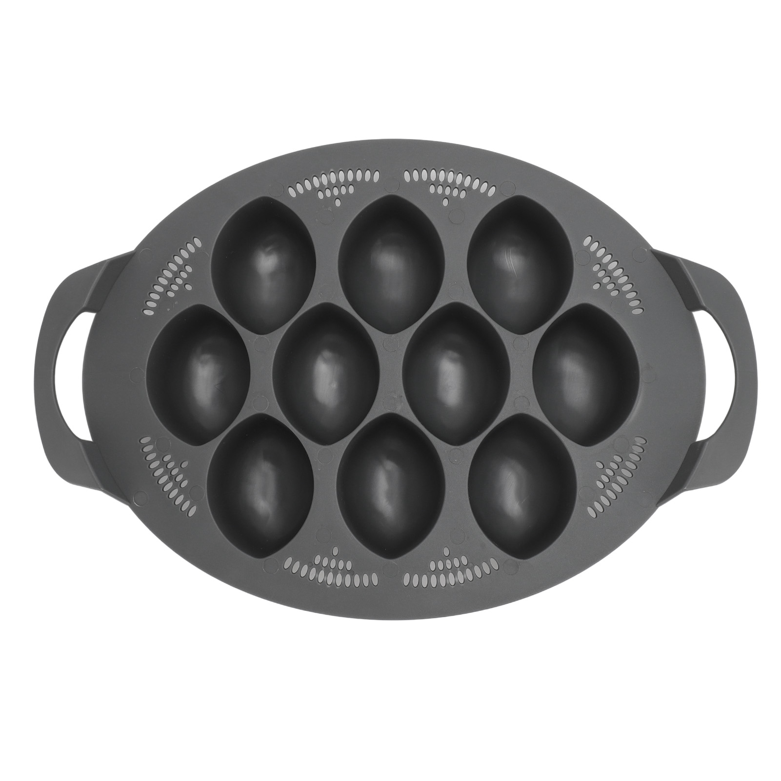 Eierform Zum Dämpfen Für Thermomix, 10-facher Einsatz Aus Lebensmittelechtem Pp, Leicht Zu Reinigen, 38 X 25 Cm