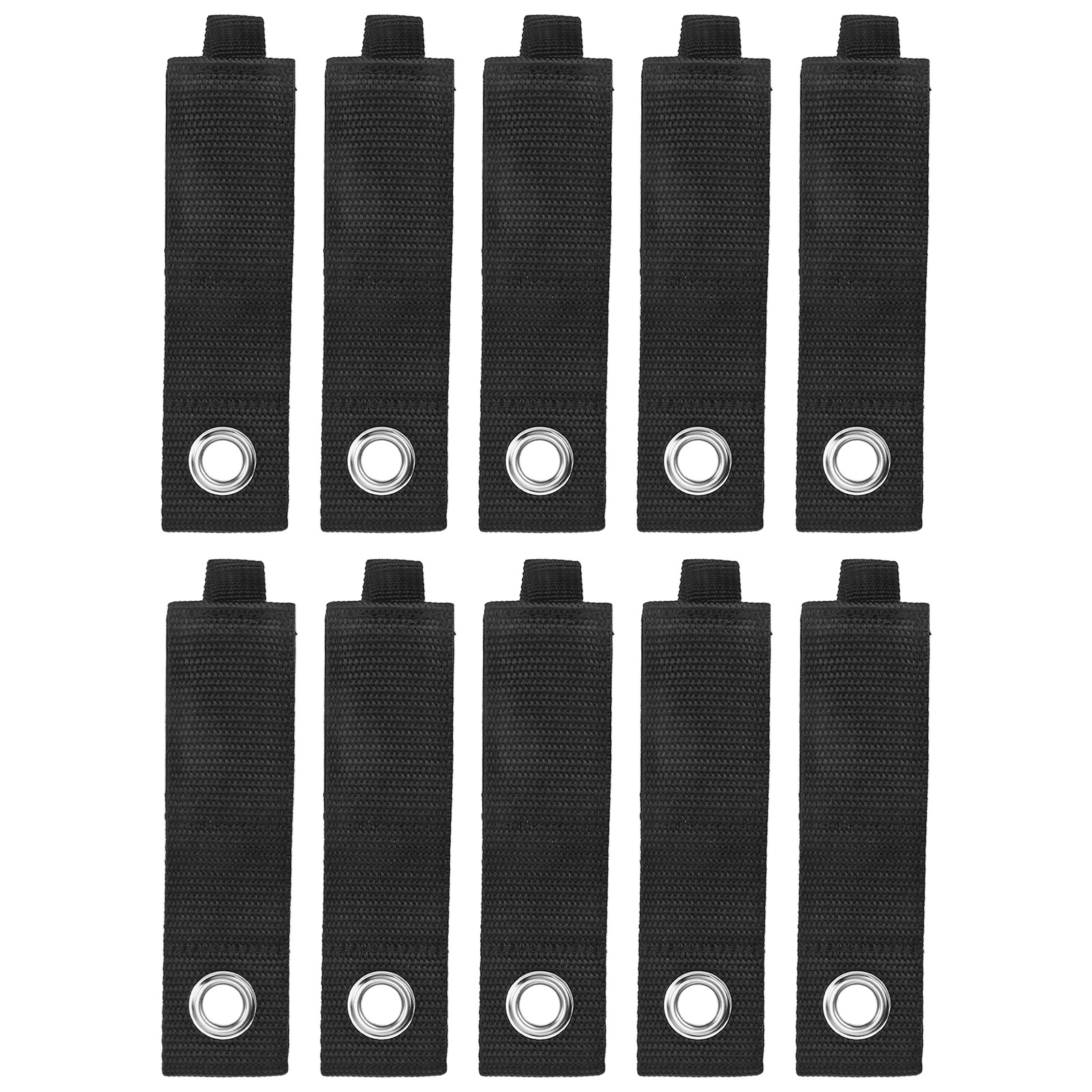 Klett-aufbewahrungsbänder – 10er-pack – Größe M – Metall Und Robuste Pp-haken – Für Kabel, Werkzeuge, Garage, Werkstatt