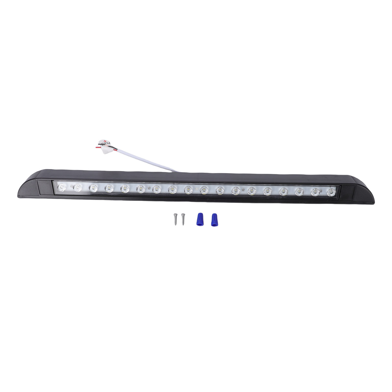 50 Cm Led-außenleuchte Für Wohnmobile, Ip67 Wasserdicht, Breiter Abstrahlwinkel, Nach Unten Gerichtet, Kaltweiß (6000 K), Ohne Schalter