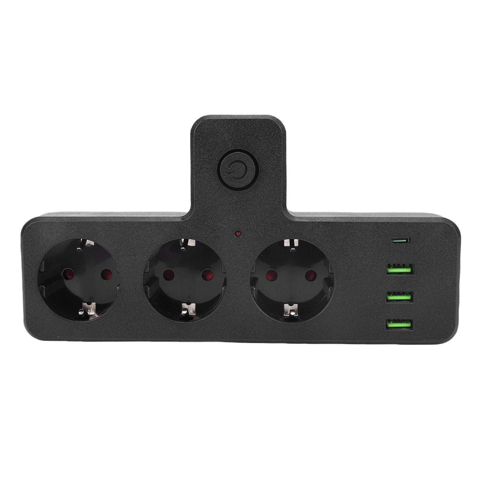 Toivize 7-in-1 Wandsteckdosenleiste Mit Schalter, 3 Ac-steckdosen + 3 Usb-anschlüsse + 1 Usb-c-anschluss, Robustes Pc-gehäuse, 2500 W