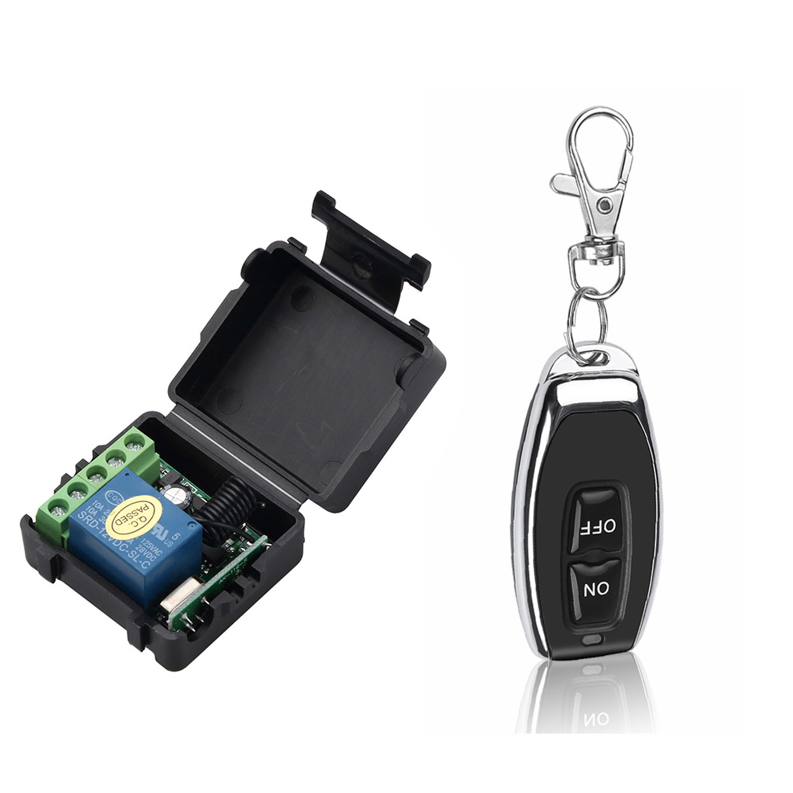 Ak-rk01sy-12 433-mhz-funkempfängermodul, 1 Kanal, Dc 12 V, Impuls-/umschalt-/rastmodus, Kompatibel Mit Fernbedienung 1527