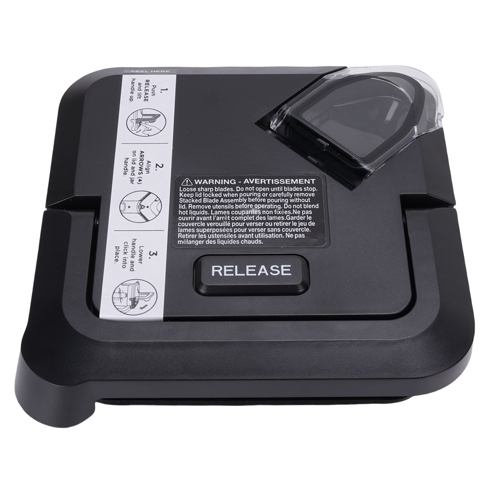 Ninja Bl770 Bl771 Bl773 Mixerdeckel, Lebensmittelechtes Abs, Auslaufsicher, Sicherer Verschluss, 16 Cm
