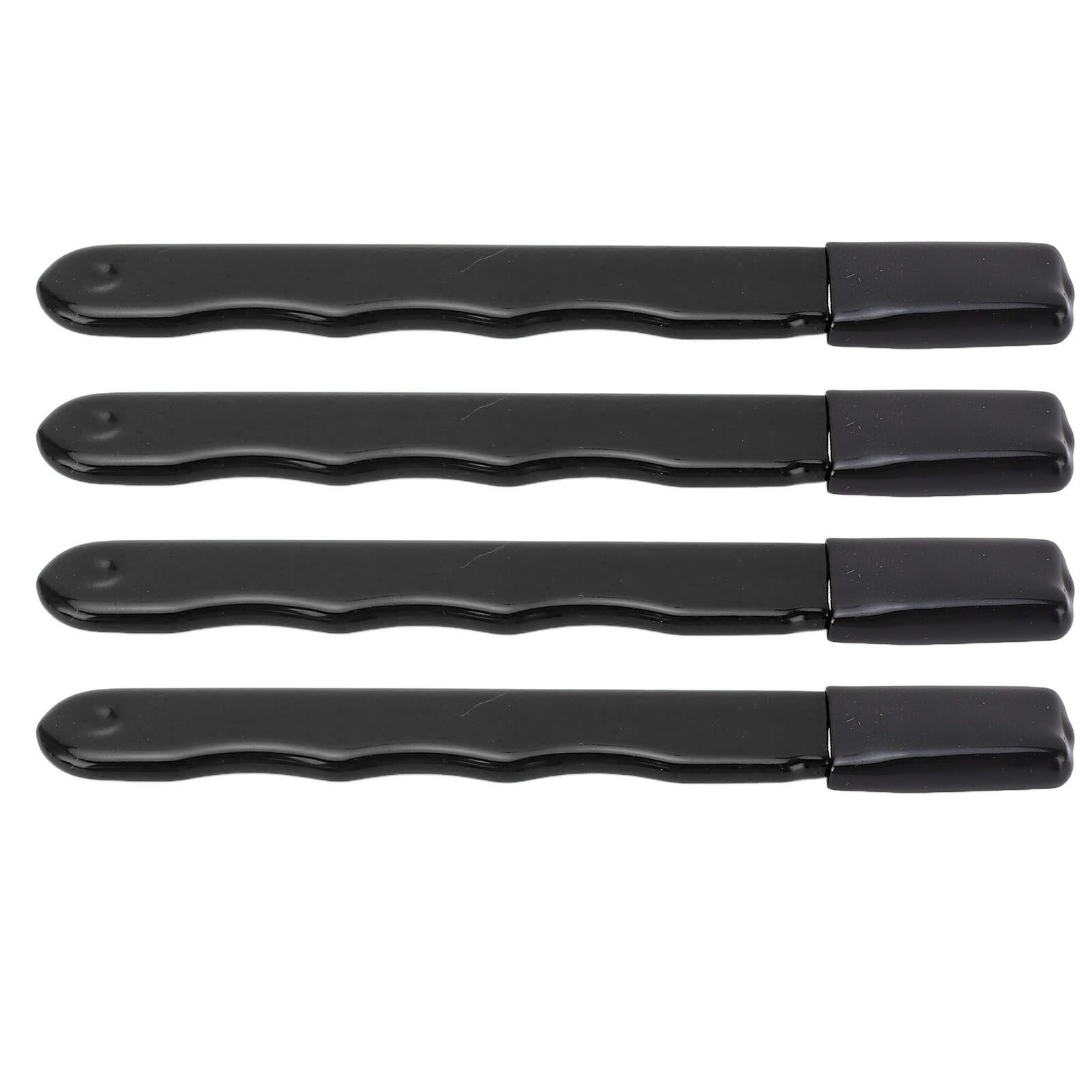 Set Mit 4 Tragbaren Gartenwerkzeugschärfern Aus Mattschwarzem Wolframstahl Für Gartenscheren, Heckenscheren Und Astscheren