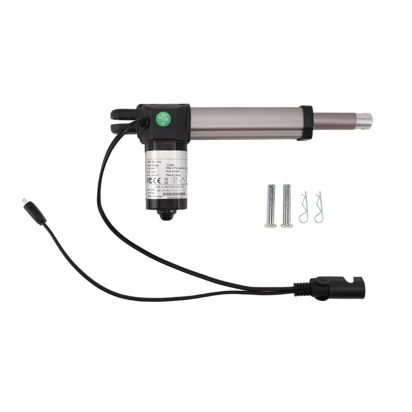 Elektrischer Linearantrieb (24 V), 92 Mm Hub, 2000 N Last, Für Motorisierte Sofas Und Massagesessel