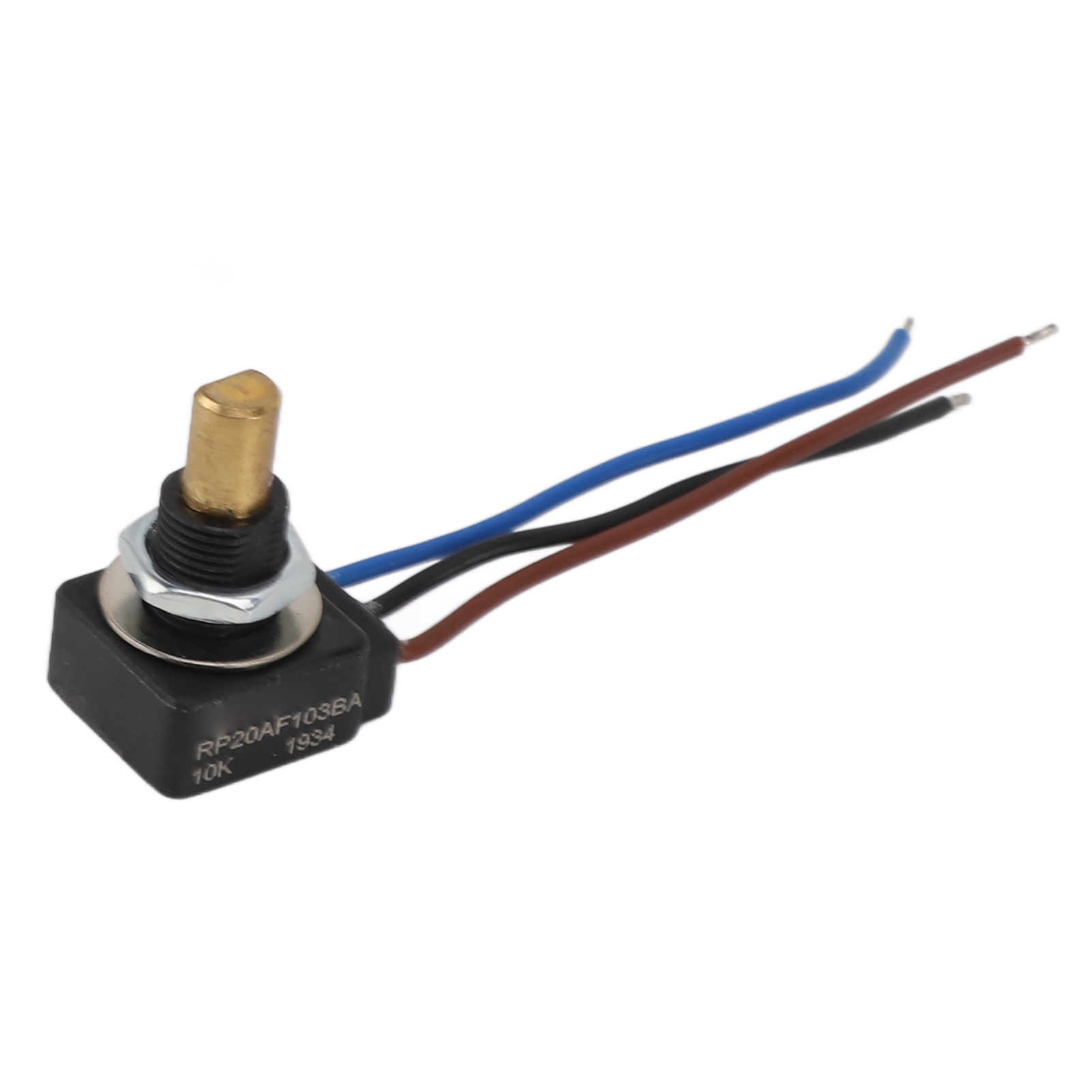 Toivize Rp10k 10 Kω Linear-drehpotentiometer, Ip65 Wasserdicht, Abs-gehäuse, Kupferkontakt, 3-poliges Kabel Für Diy-projekte