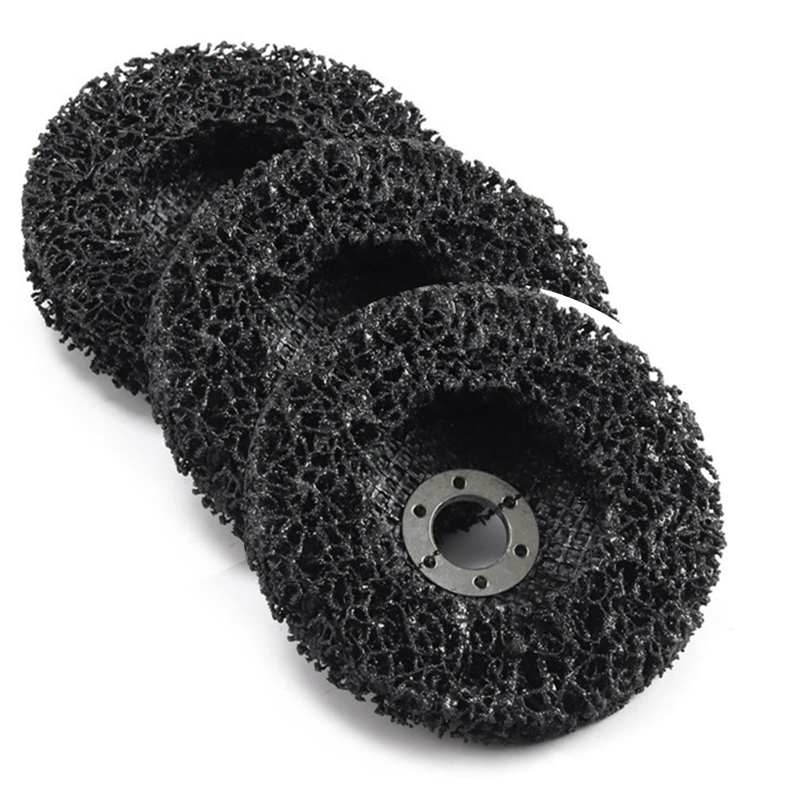 Elastische Harz-schleifscheiben – 3 Stück – 115 Mm X 22 Mm – Schwarz – Für Metall, Holz Und Stein – Hohe Beständigkeit