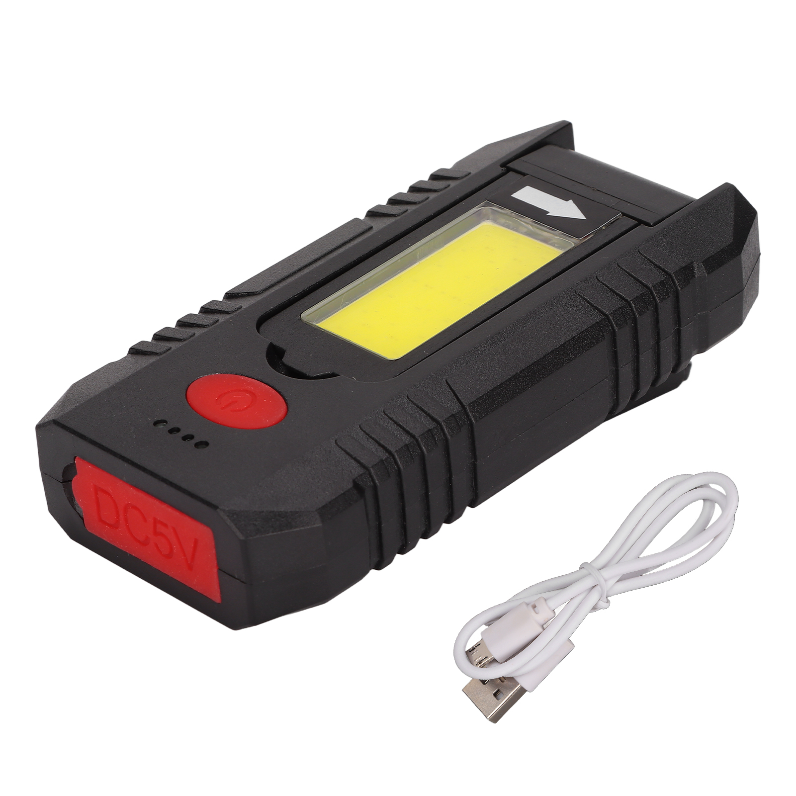 Yd-27 Wiederaufladbare Magnetische Arbeitsleuchte Mit Cob-led, 4 Modi, Usb-anschluss, Für Garage, Camping, Heimwerken Und Kfz-bereich