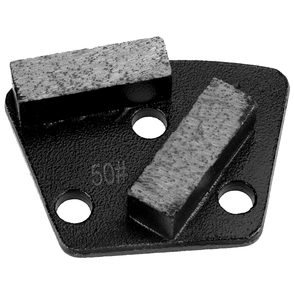 Trapezförmige Diamanttrennscheibe, Körnung 50, Für Beton, 3-loch + 2 Gerade Zähne, 7,5 X 5,5 Cm, Magnetische Schnellbefestigung