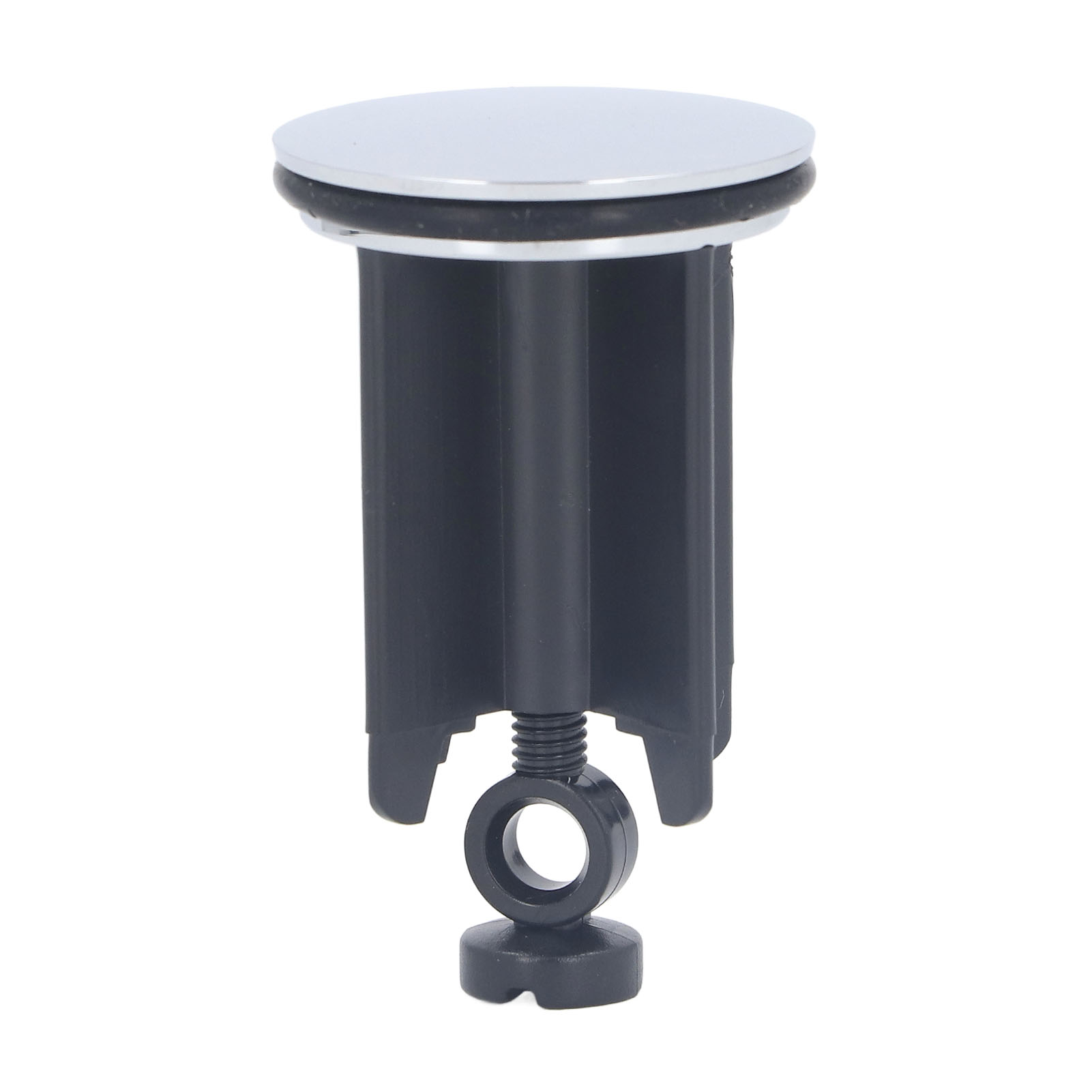 Toivize Spülbeckenablaufstopfen Aus Schwarzem Edelstahl Und Abs, 40 Mm Durchmesser, Kompatibel Mit Europäischen Spülbecken