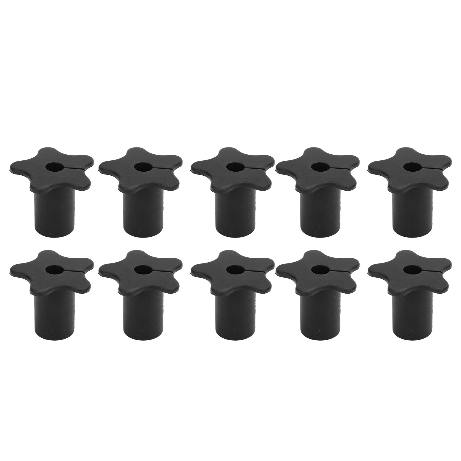 Schwarze Silikon-wandkabeldurchführungen (16 Mm), 10er-pack, Wasserdicht Für Starlink-satellitenantennen, Saubere Und Langlebige Oberfläche, Einfache Werkzeuglose Montage
