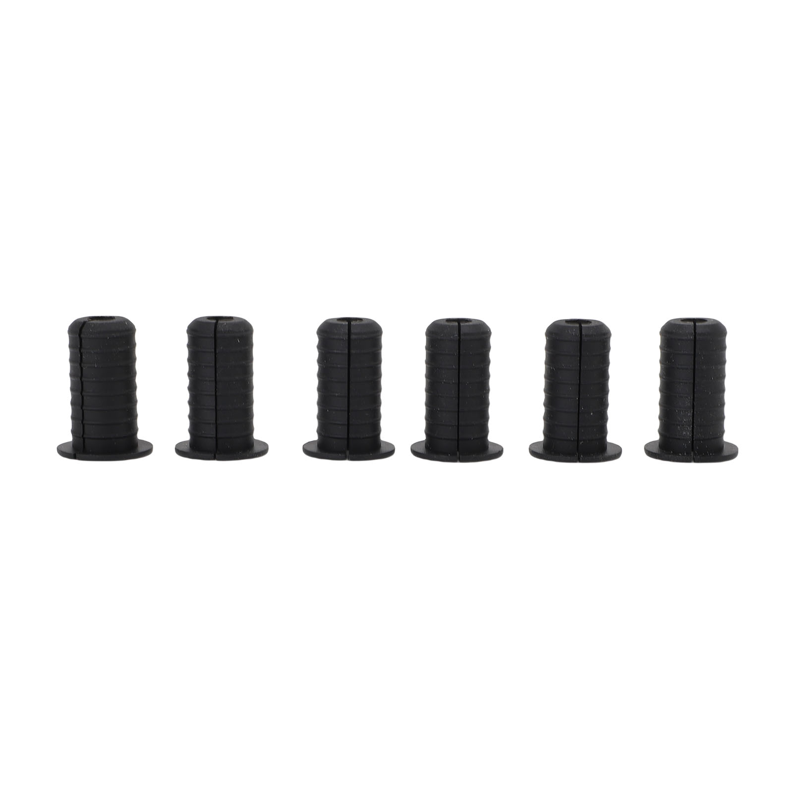 Wasserdichte, Schwarze Gummi-wandkabelverschraubung Ø7 Mm Für Starlink-satellitenanlage, 6er-pack Schutzhüllen, 19 Mm Durchmesser, Einfache Montage