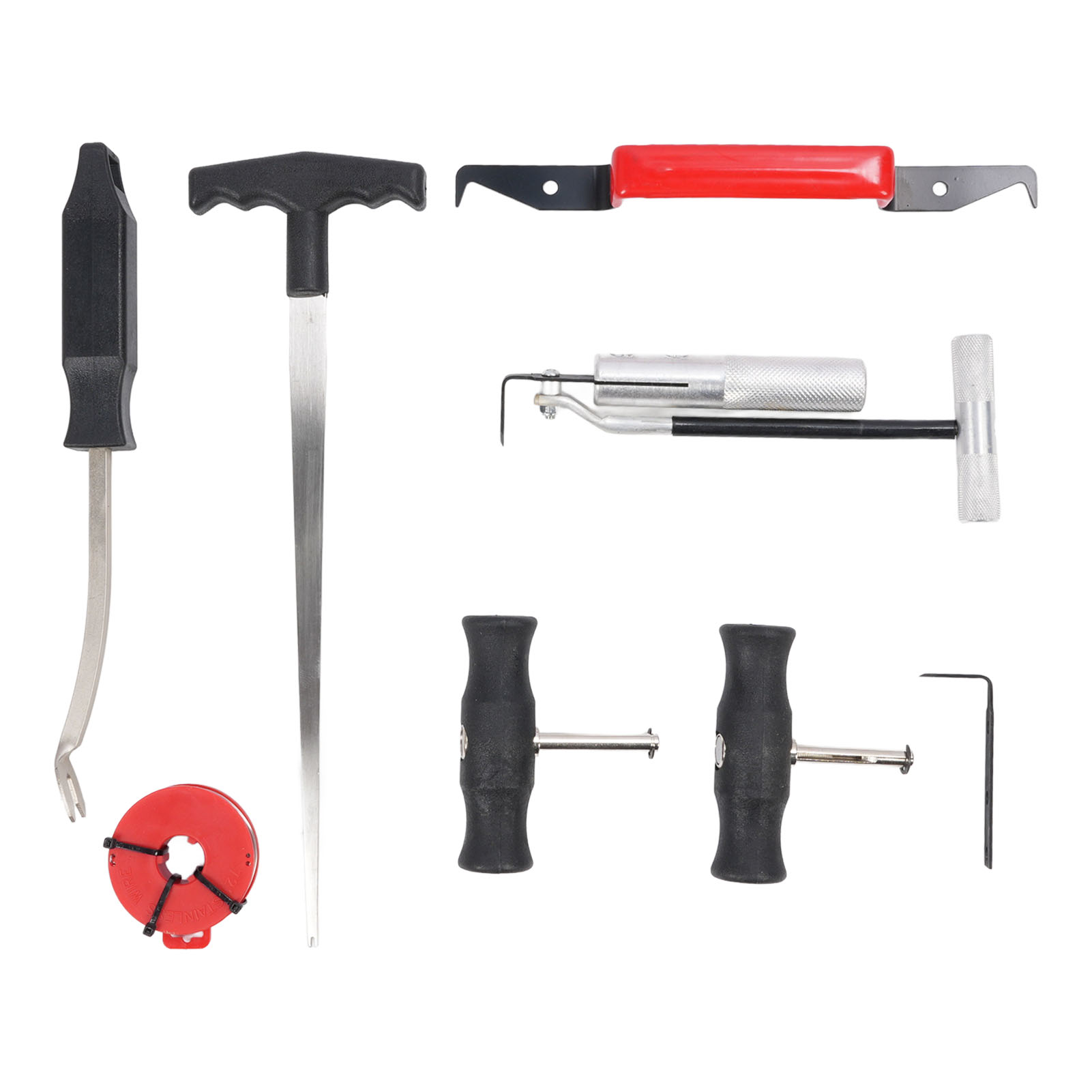 Toivize 8-teiliges Windschutzscheiben-ausbauset, Professionelle Qualität, Robust, Präzise, Verchromter Abs-stahl.