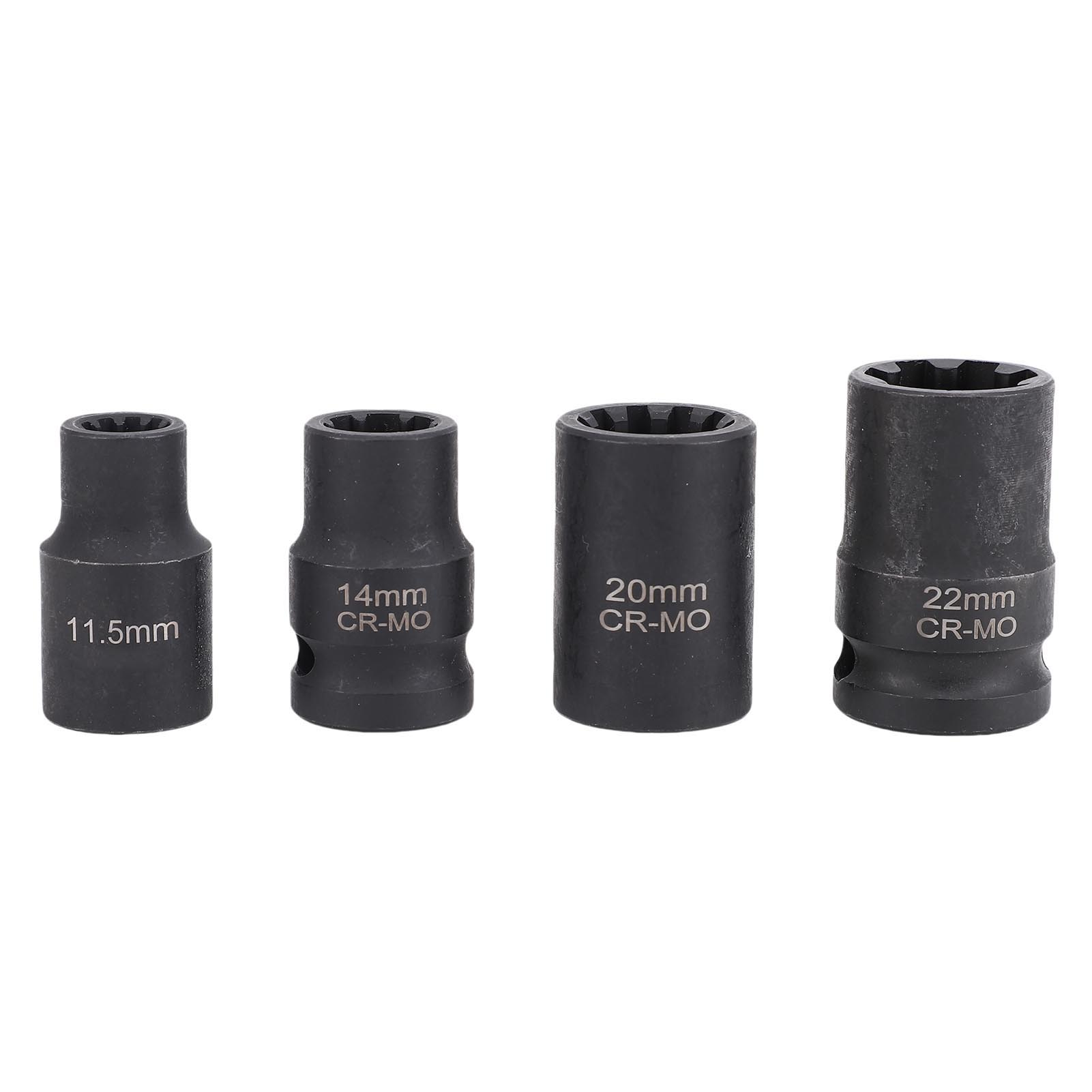 Satz Mit 4 Vag 1/2" Crmo Stahl-bremssattel-steckschlüsseln 11,5 Mm, 14 Mm, 20 Mm, 22 Mm Für Audi Und Porsche