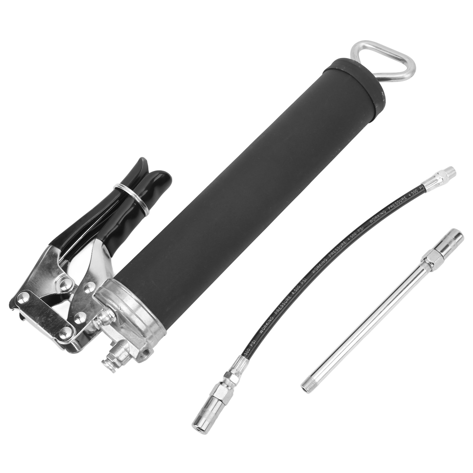 Toivize 400-ml-fettpresse, 6000 Psi, Flexibler 30-cm-schlauch, Robuster Kopf Aus Aluminium Und Stahl Mit Abs-verbundmaterial
