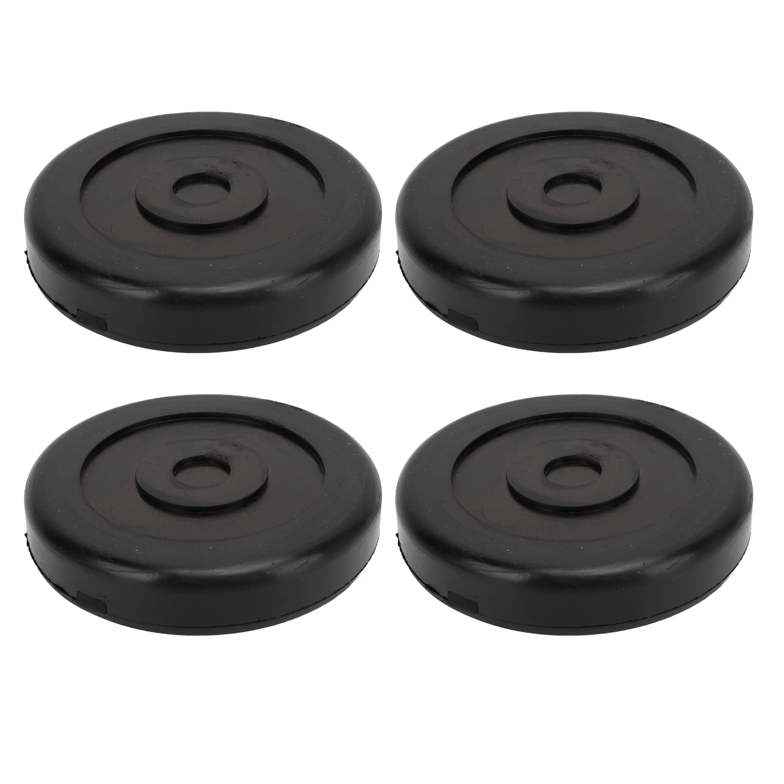 4er-set Gummipads Für Hebebrücken, Ø 12,7 Cm, Art.-nr. 5715017, Rutschfest