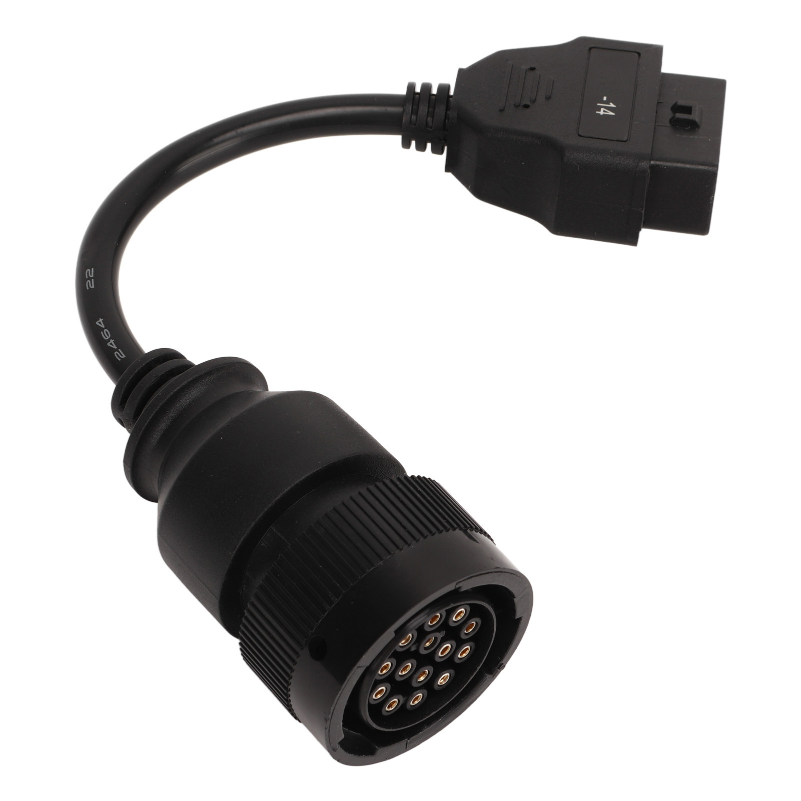 14-poliges Diagnosekabel – Robuster Abs-stecker Für Cat-geräte, Staub- Und Hitzebeständig, Kompatibel Mit Fcar-werkzeugen