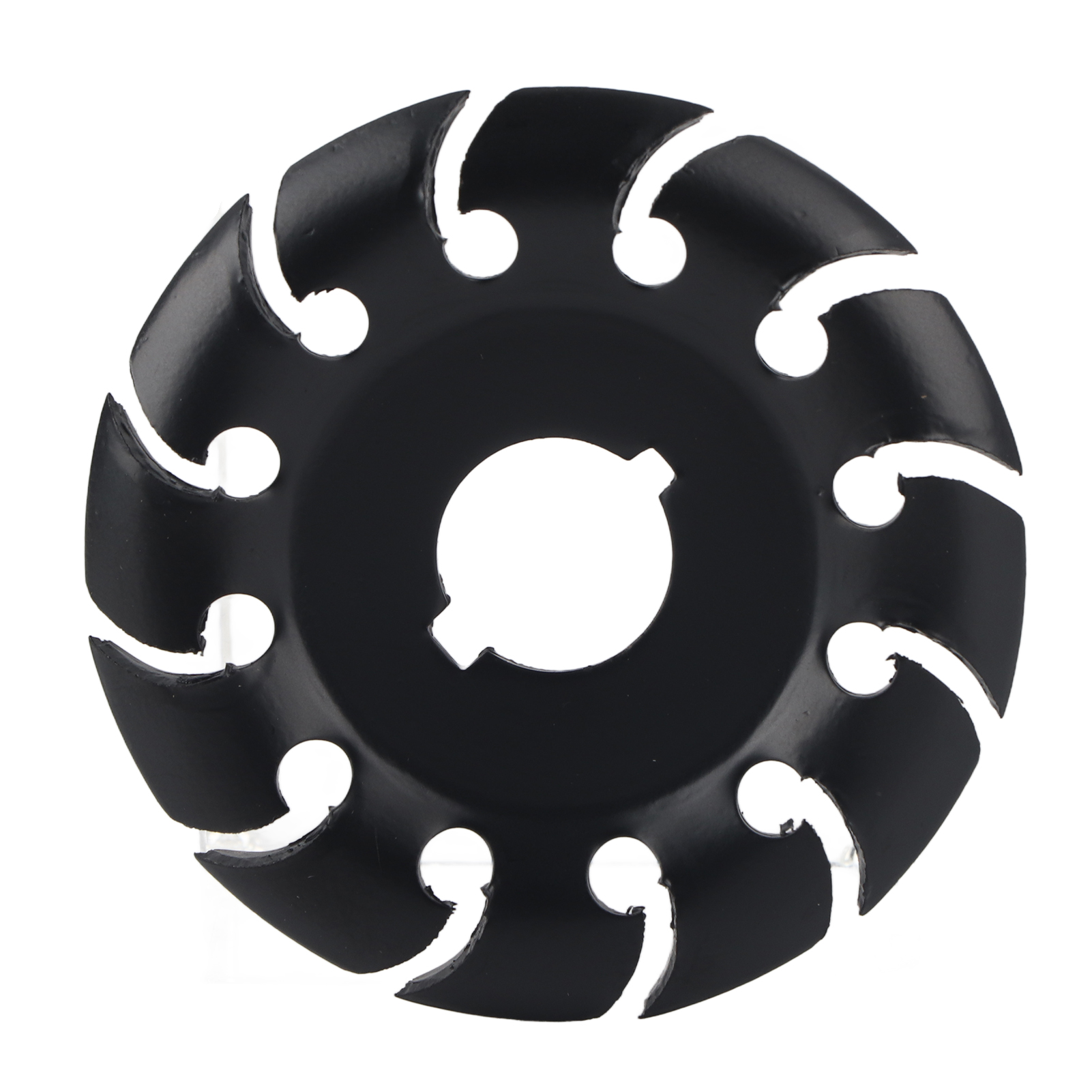 Toivize Formscheibe Für Winkelschleifer, 65 Mm Durchmesser, 16 Mm Schaft, Schwarz Gehärteter Manganstahl, 12 Zähne, Holzschnitzerei