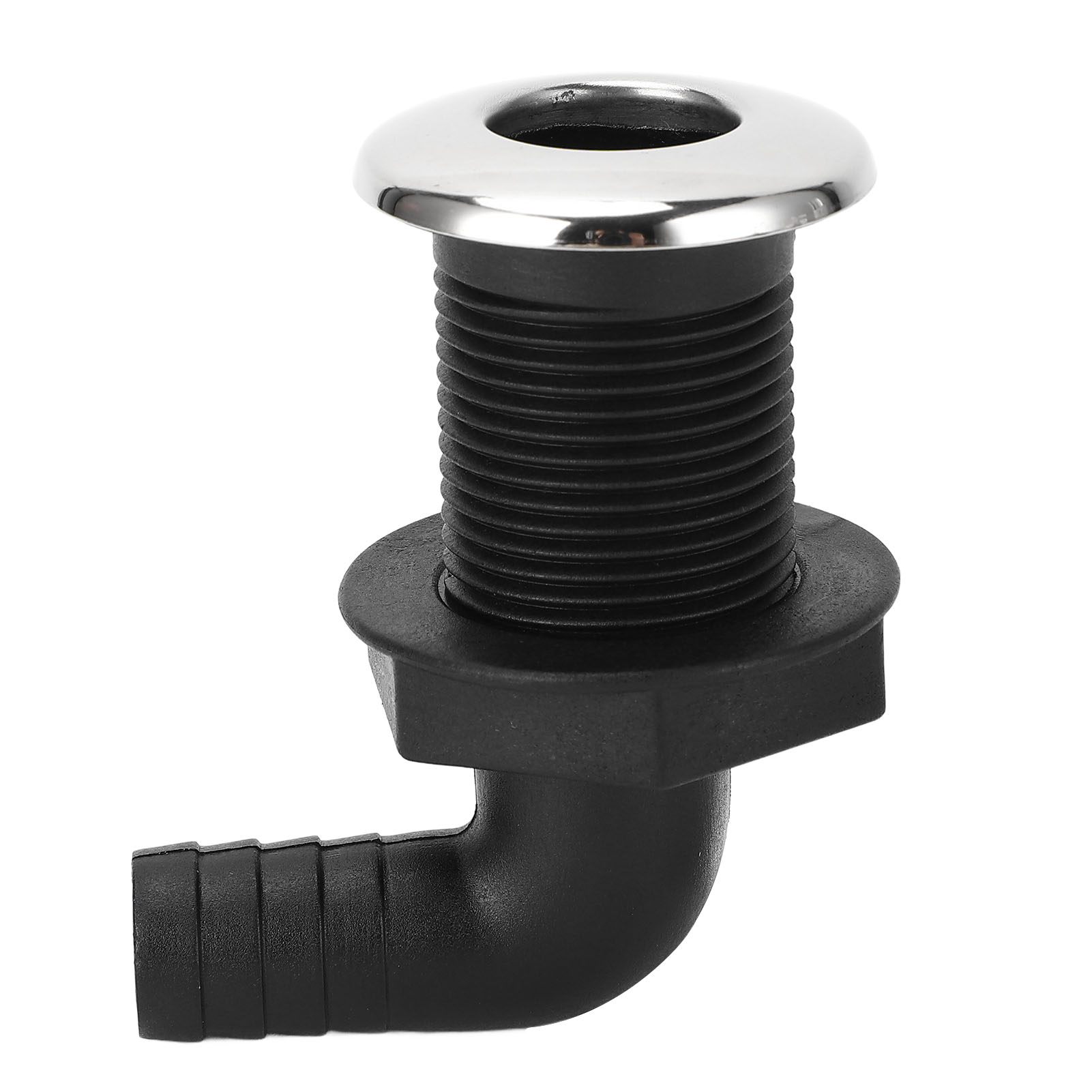 Marine-ablassschraube – Standard – 20 Mm (3/4") – Robustes Nylon Mit Wasserdichtem 90°-winkelstück Für Bootsrümpfe, Fischkästen Oder Kühlboxen