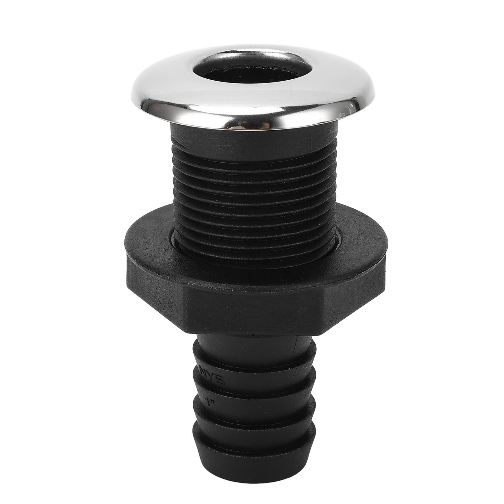 Toivize 25-mm-rumpfverschraubung Aus Geradem Nylon, Wasserdicht Und Robust, Für Boote Und Yachten. Einfache Montage, Keine Dichtung Erforderlich, Stoß- Und Uv-beständig.