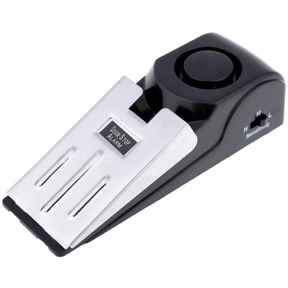 Toivize Türstopper Mit 120-db-alarm, Tragbarer Türstopper Aus Edelstahl Und Abs, Einbruchschutz Für Reisen