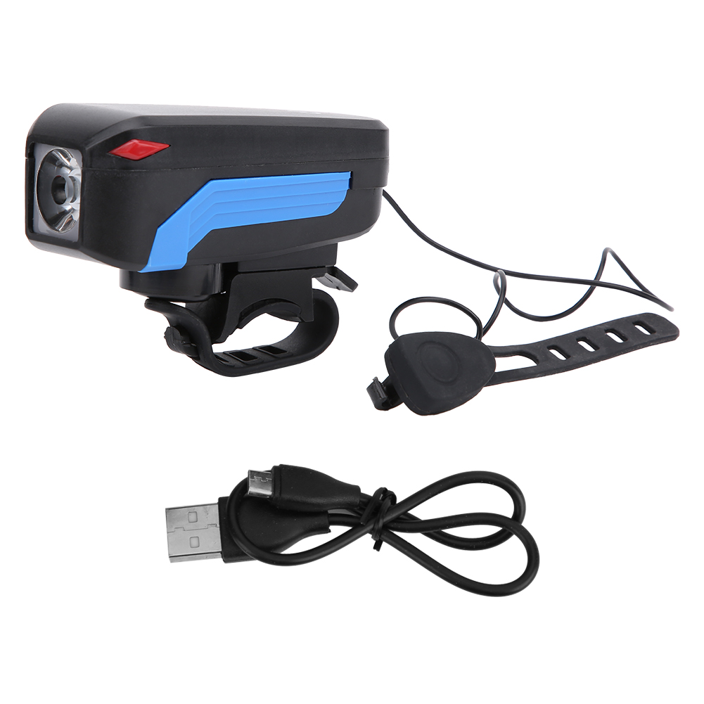 Fahrradscheinwerfer Mit Integrierter Hupe, 350 Lm, Usb, Ipx5