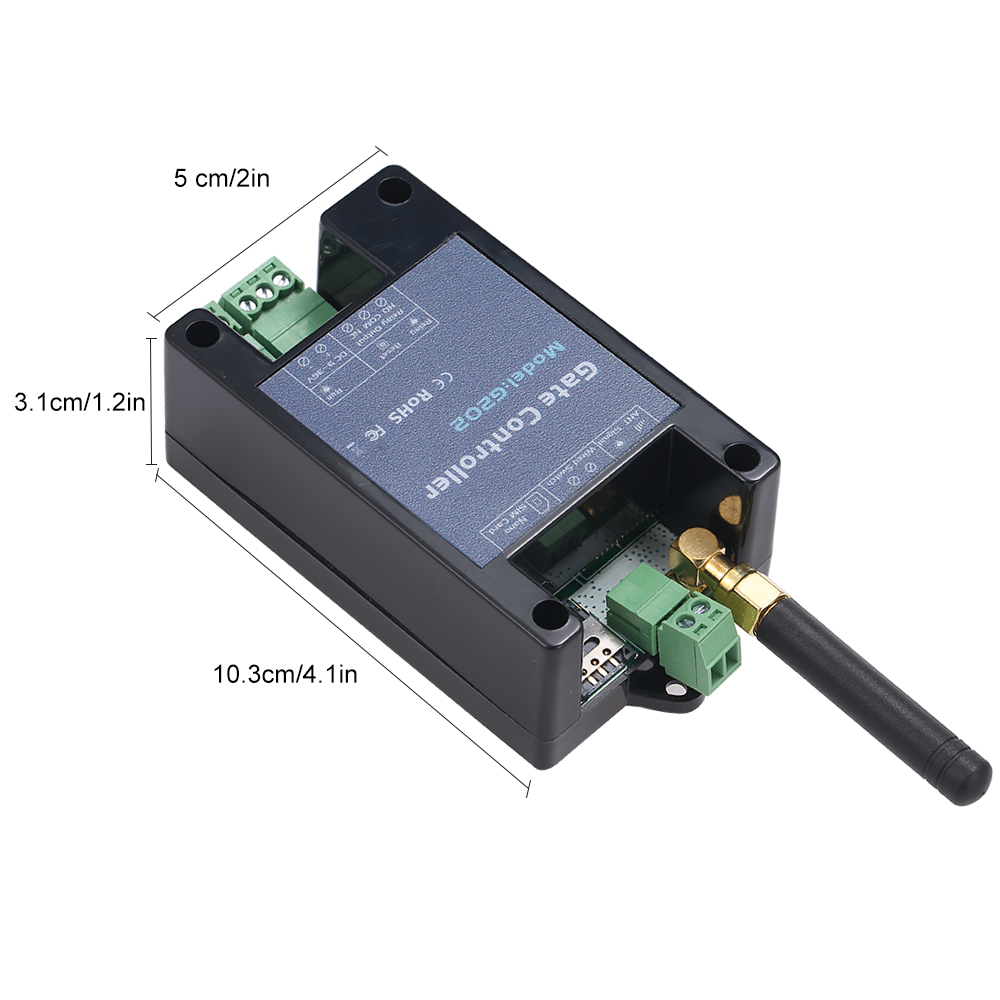 Toivize G202 Gsm-controller Für Tore Und Türen, Steuerung Per Kostenlosem Anruf Und Sms, 4-band-kompatibel, 3a-relais
